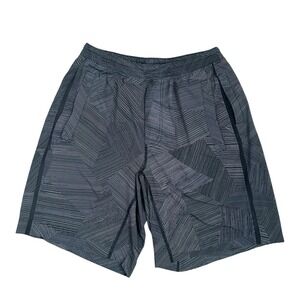 Lululemon Mens Shorts Pace‎ Breaker Abstract Print LM7907S Size Medium READ